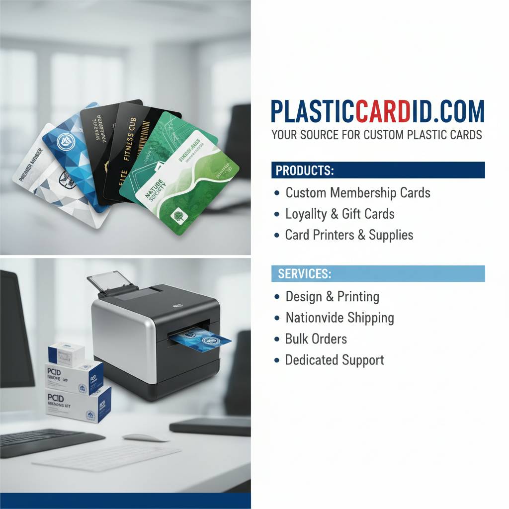 Products: Custom Membership Cards and More